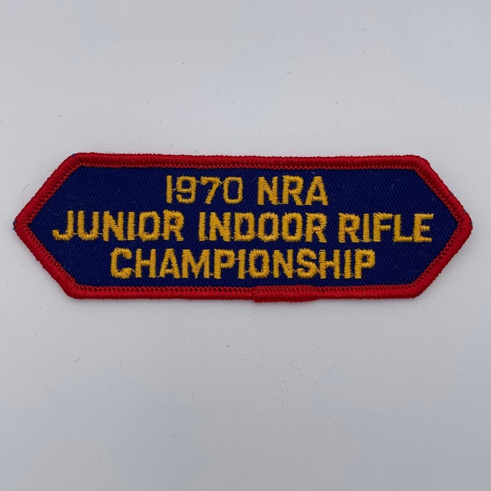 NRA Junior Indoor Rifle Championship Patches 1969 - 1971